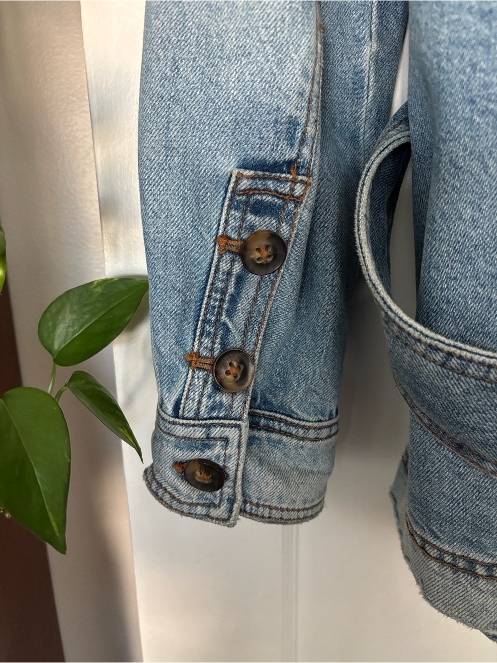 Free People Heritage Jean jacket size M - Picture 5 of 6